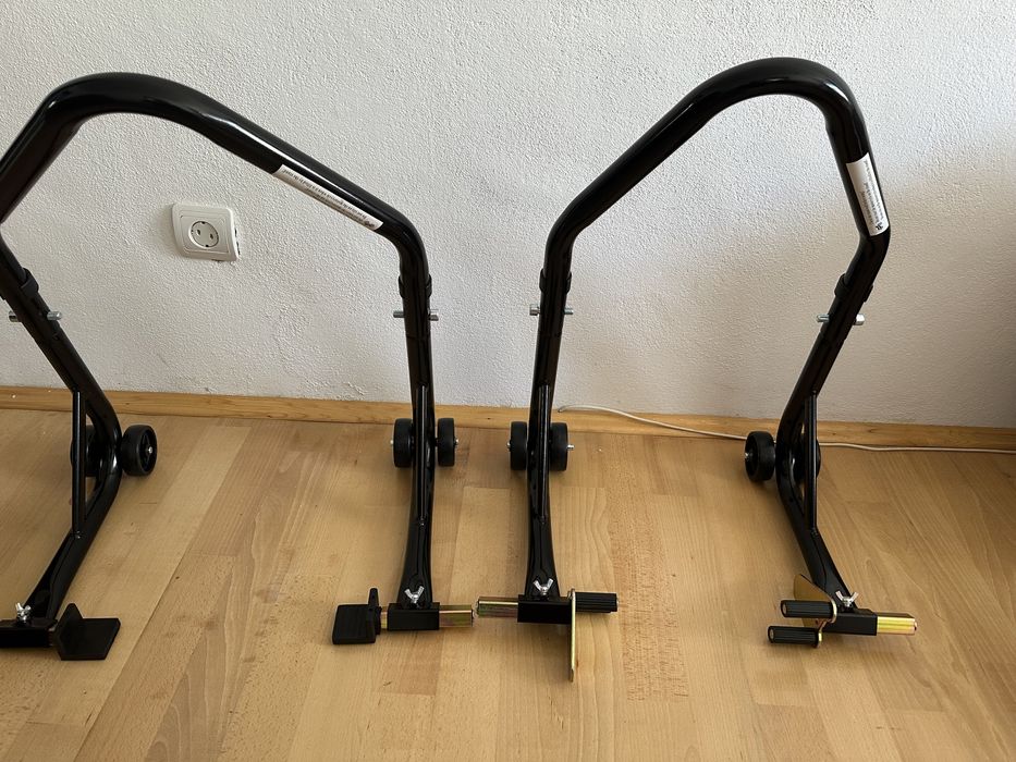 Set stander moto universal fata + spate