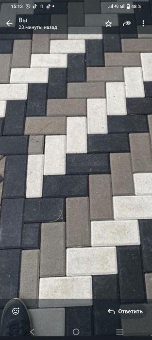 Укладка брусчатки