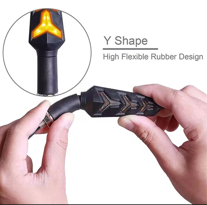 Semnalizari moto enduro atv scuter pe led dinamice tip sageata