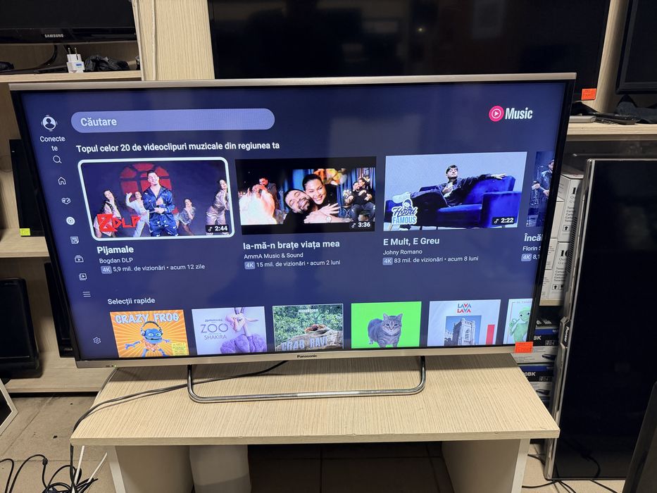 Smart tv panasonic 101 cm -750 ron