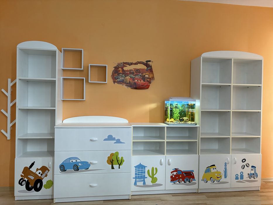 Детско модулно обзавеждане за стая Меблик серия Колите (Meblik Cars)