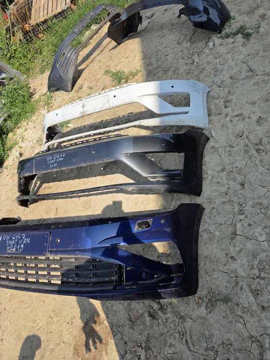 Vw Golf 7 sportsvan предна броня 2016 предна броня 2019 facelift