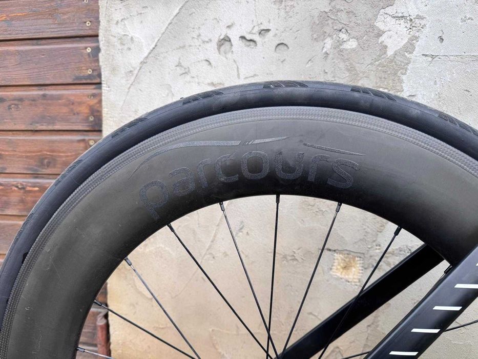 Bicicleta triatlon Canyon Speedmax CF SLX8 Di2+wattmetru+roți extra