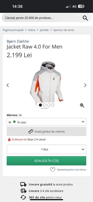 Geaca ski,unisex,Bjorn Daehlie,marime S