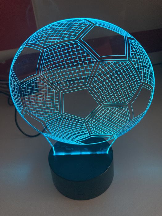 Veioza 3D in 8 culori