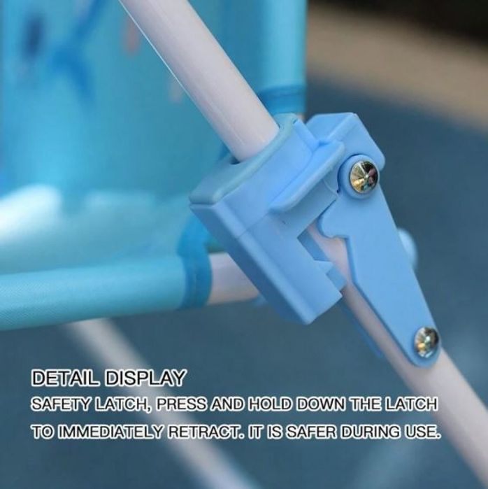 Детски сгъваем шезлонг с чадър