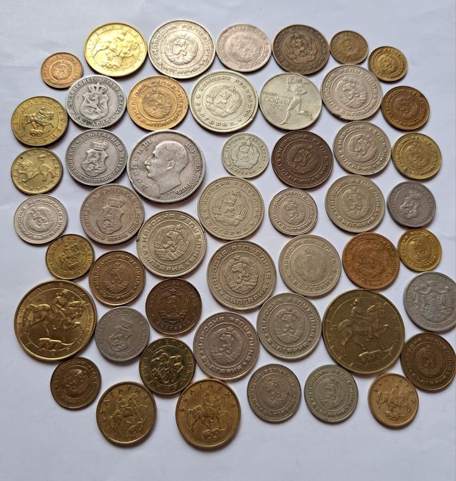 Стари български царски и соц монети, стари чужди монети