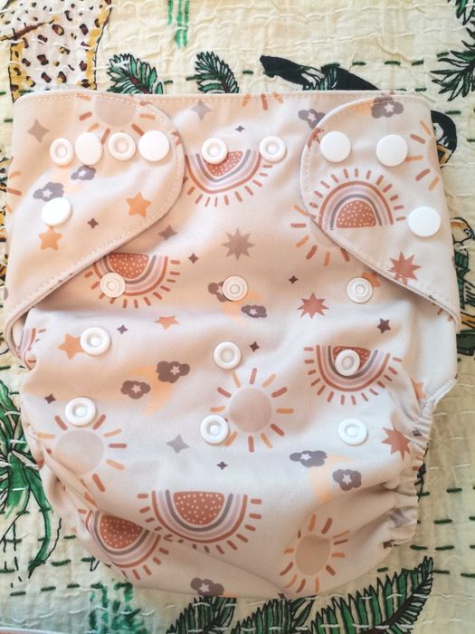 3 Scutece reutilizabile & 6 insertii (3-15 kg)