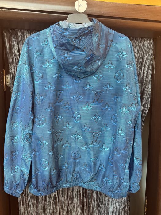 Louis Vuitton 2054 Printed Windbreaker Hoodie Jacket