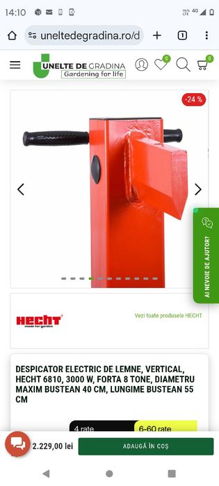 De crăpat lemne nou