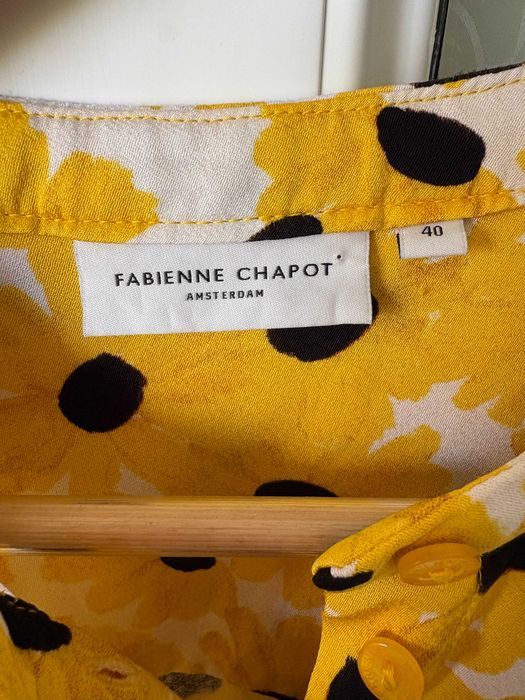 Дизайнерска риза Fabienne Chapot със слънчогледи – Размер 40 / L