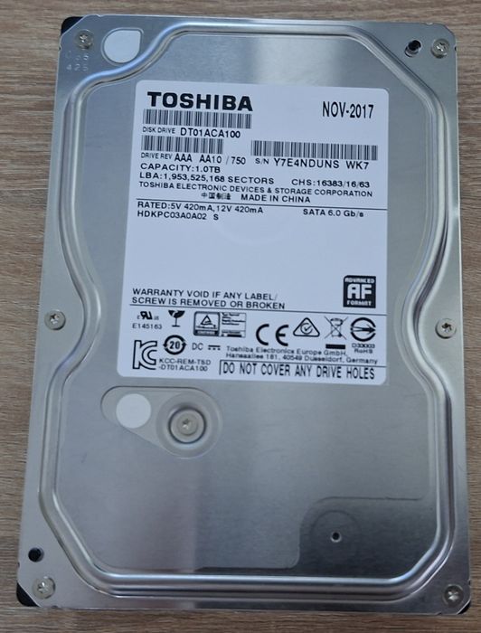 Продам SATA HDD  (Костанай)