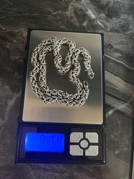 Мъжки сребърен ланец