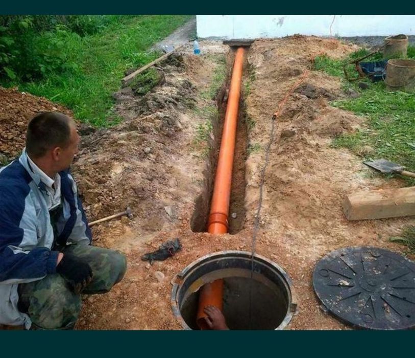 Урачи Urachi яма каналзатсия сантехник ёмғири сувига яма қазиш.