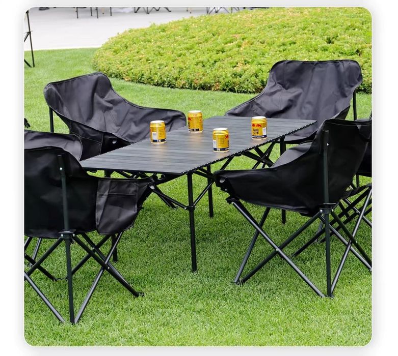 Раскладной стол со стульями для пикника и не только