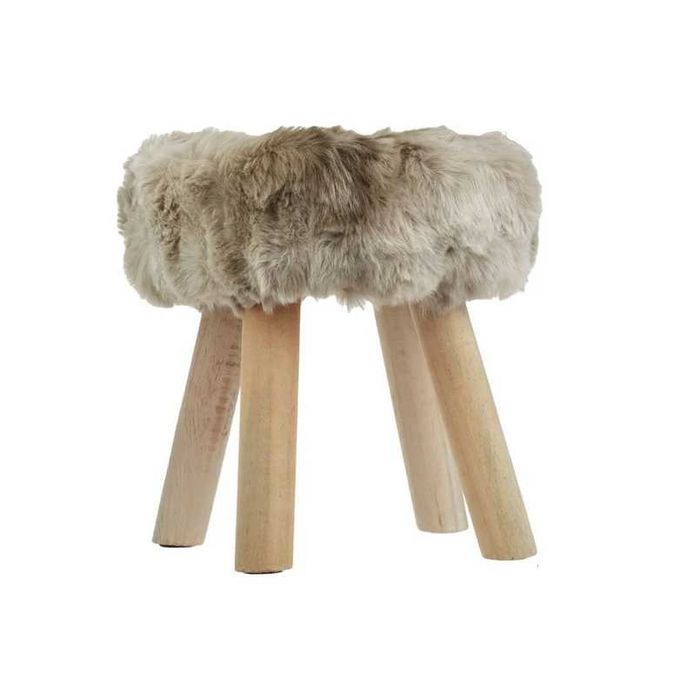 Декоративна табуретка Mercado Trade, До 110кг., Кафяв