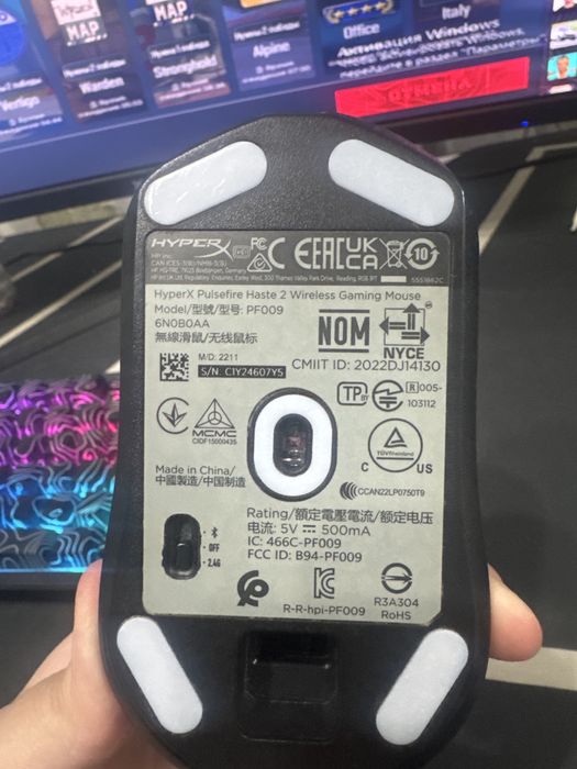 мышь HyperX Pulsefire Haste 2