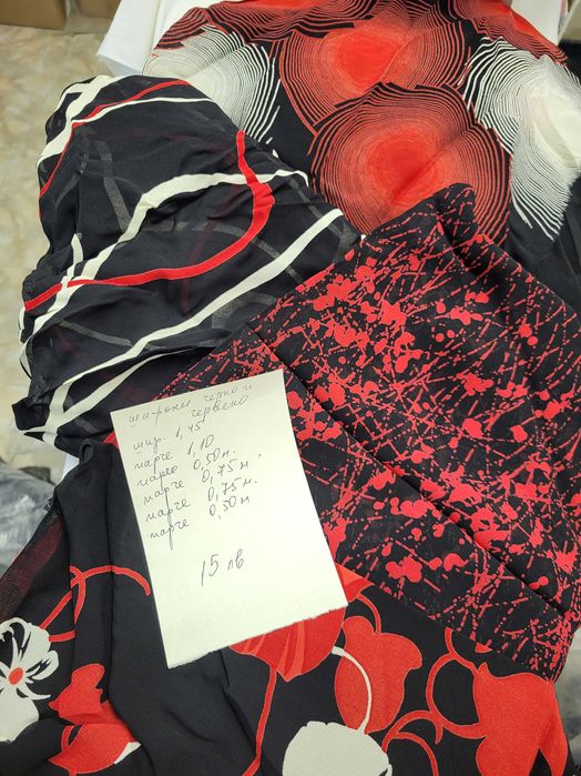 Парчета плат за поли,блузи,рокли на супер добри цени