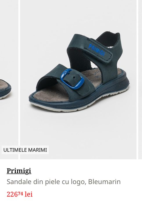 Sandale baieti primigi piele naturala 25