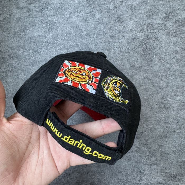 Sapca Valentino Rossi VR46 Official Licensed Racing Cap Black Yellow Embroidered MotoGP