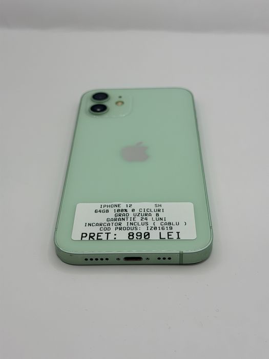 Iphone 12 64GB 100% Garantie Rate BuyBack - zonemag.ro