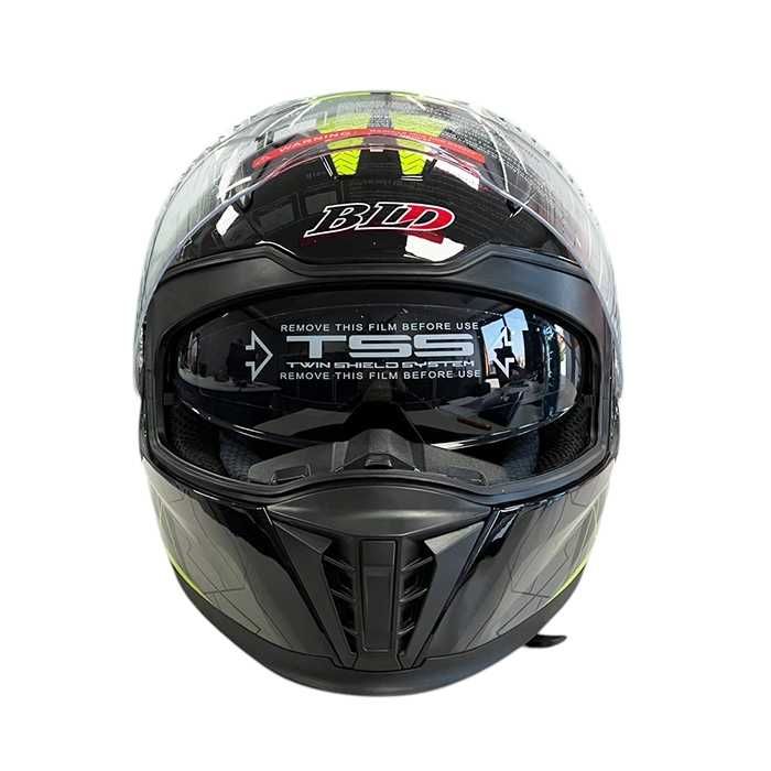 Мото каска с вградени очила мотокрос АТВ скутер мотор ATV