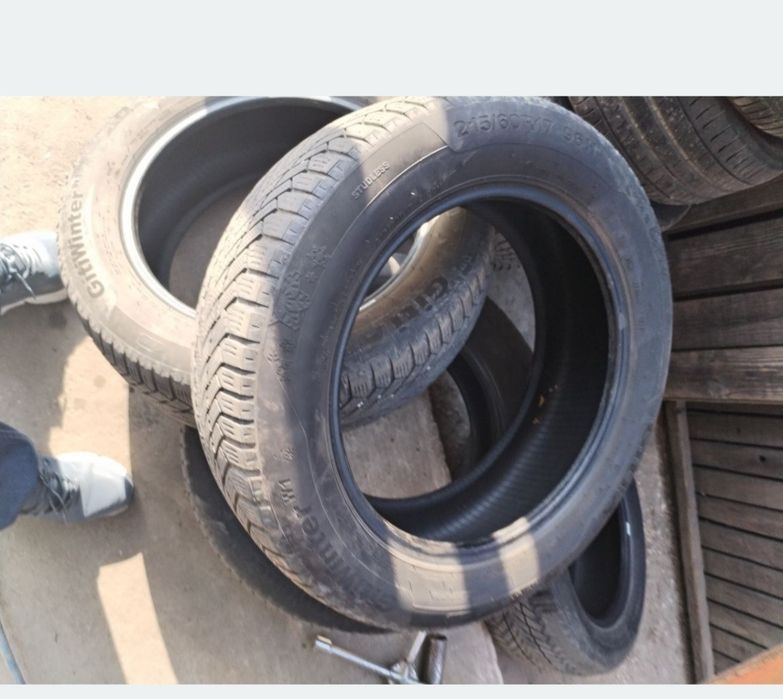 2 anvelope Giti iarna 215/60 R17 96H,stare bună pretabile SUV