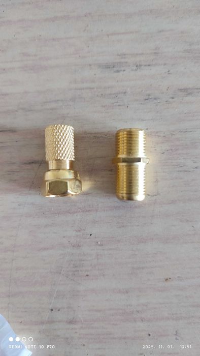 Conector cablu coaxial pentru antene TV