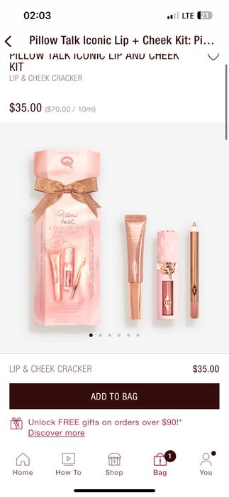 Подарочный набор от Charlotte Tilbury