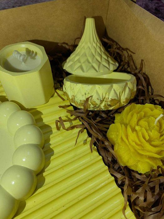 Handmade набор (свечи и гипс)