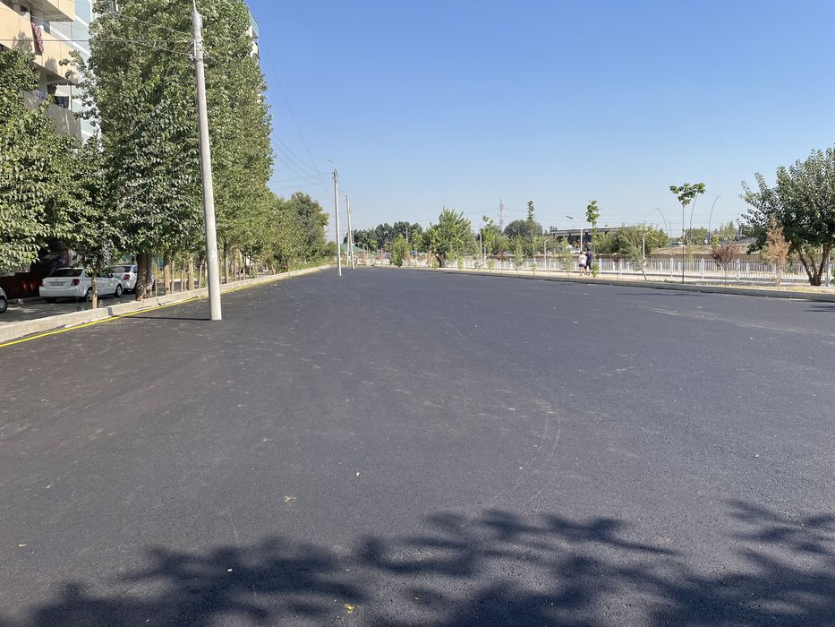 Асфальтирование+Разметка бонусом.85.000сум за квадрат .Стоянки.Улицы