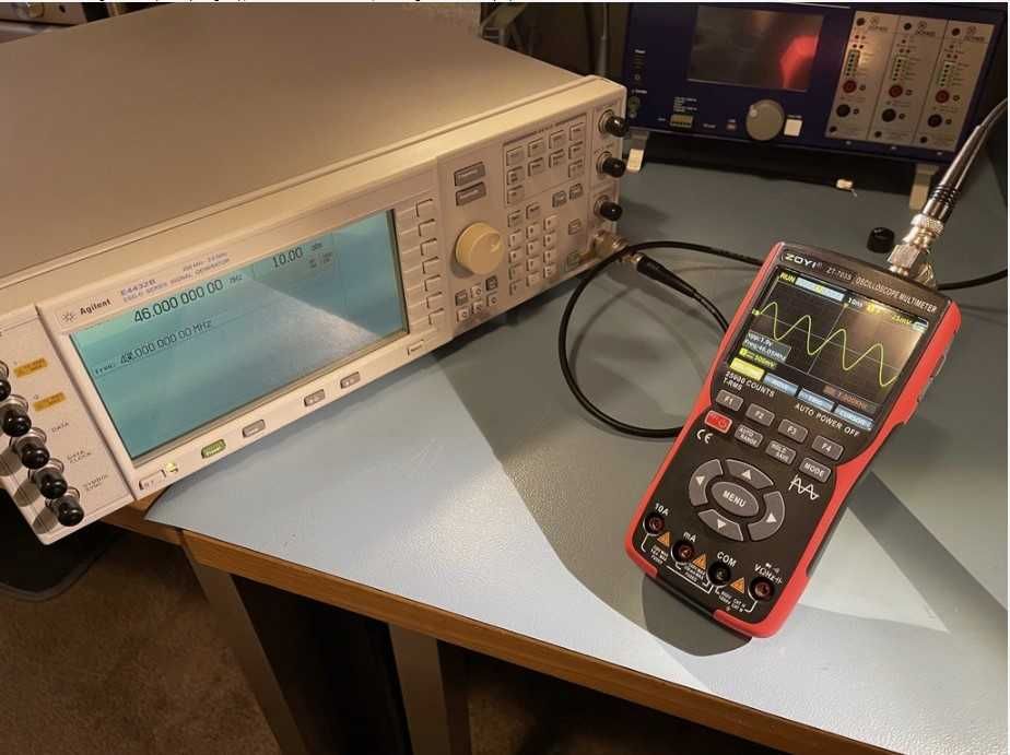 ZT703S osciloscop multimetru generator de functii canal dublu 50MHz