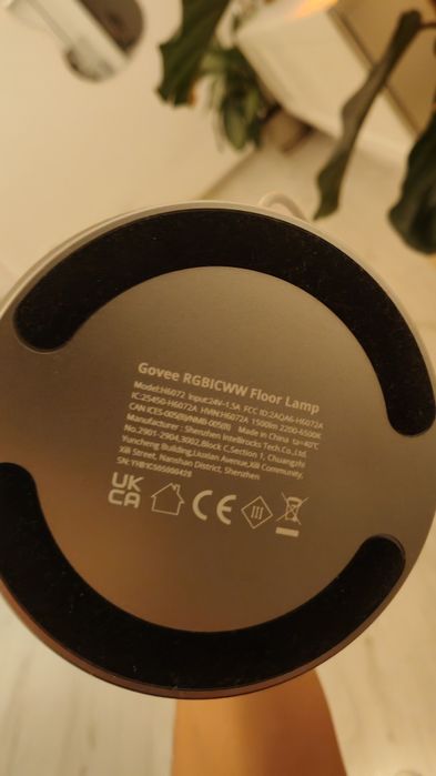 Lampa de podea, Govee, H6072, LED, 1500lm, 140cm