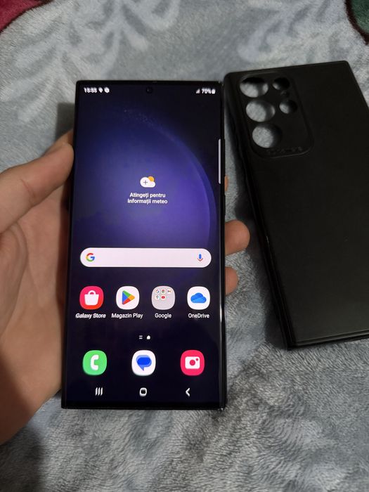 Vand Samsung S23 Ultra 512 GB negru sau schimb