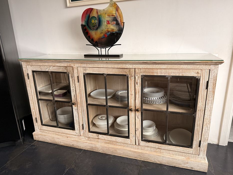 Mobila de bucatarie din lemn masiv (frasin)