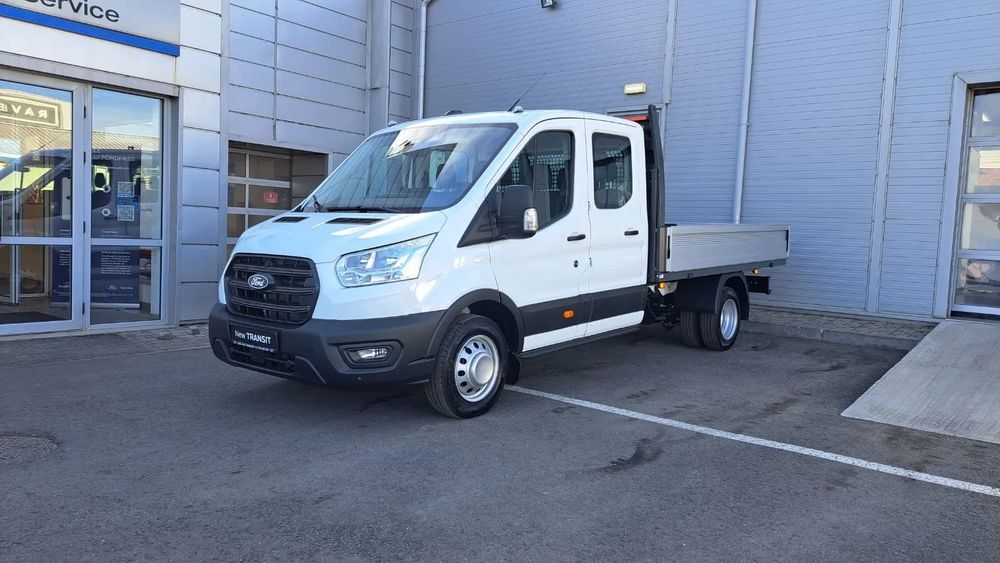 Ford NEW TRANSIT D-CAB L4 T350 Livrare din STOC / TREND / BENA 3.205 mm / Roti DUBLE / CARLIG