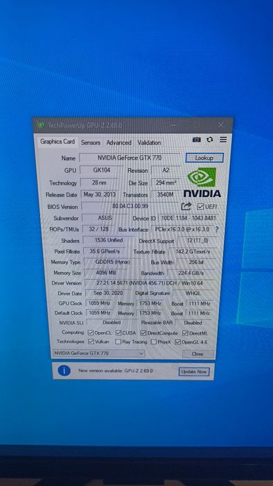 Asus GTX 770 Direct II OC 4gb GDDR5