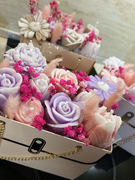 Букет в чантичка