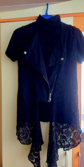 Стил Фетиш елек с дантела