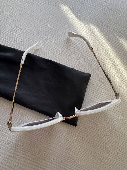 Ochelari eleganti dama albi