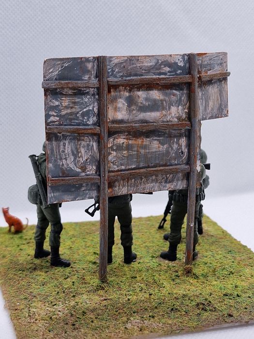 Диорама (макет) ,,Битката за Донецк" мащаб 1/35