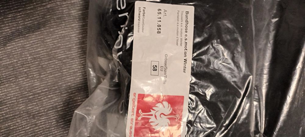 Engelbert Strauss motion 2020,marimea 58,pantaloni lucru iarna