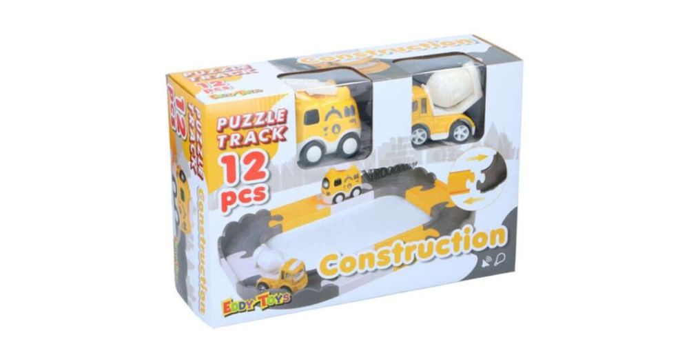Пъзел писта - конструктор 12 части EDDY TOYS 3+