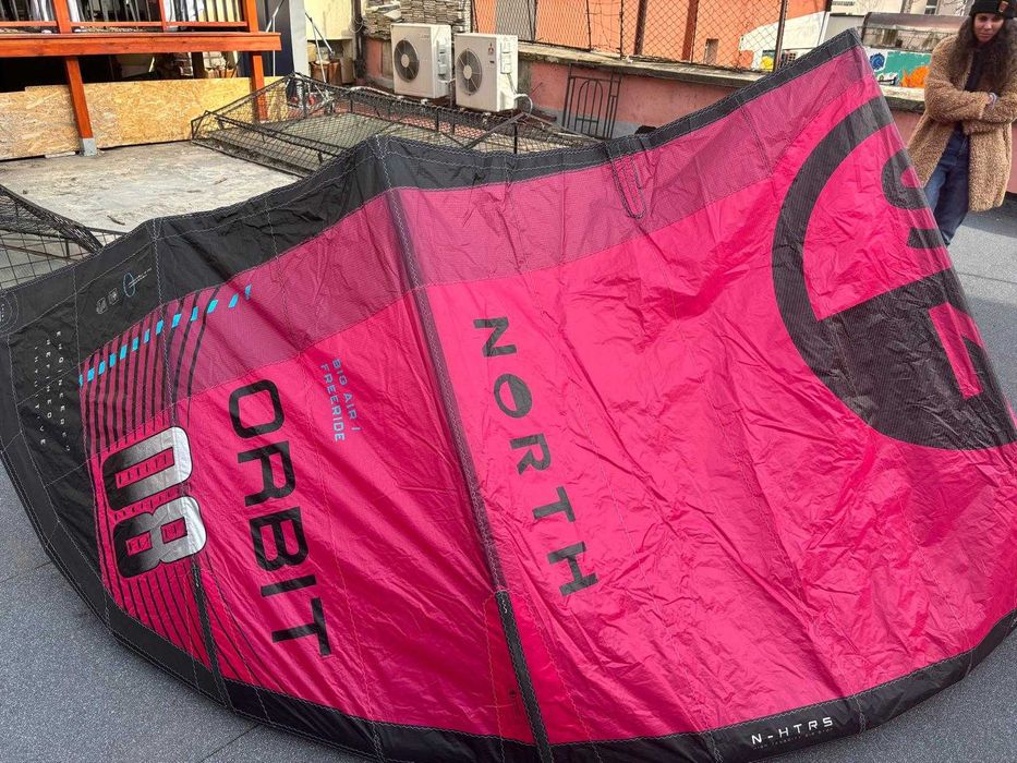 North Orbit 8m 2025 — кайт, Big Air, много добро състояние