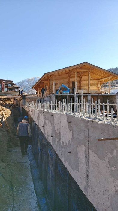 Эластоизол ЭПП, ЭКП плоская крыша , гидроизоляция фундамента , терасса