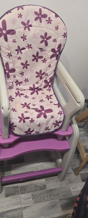 Scaun de masa 2 in 1 pentru bebelusi si copii