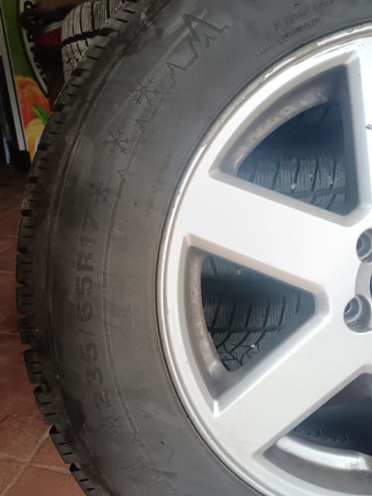 Jante Volvo 5/108 + cauciucuri noi M+S 235/65/17 H