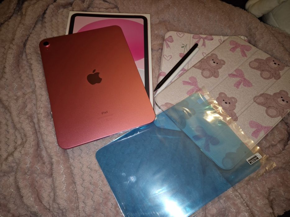 Ipad 10'9 256GB+ 2 huse+ 2 pen-uri+ folie protectie paper like+ cutie originala