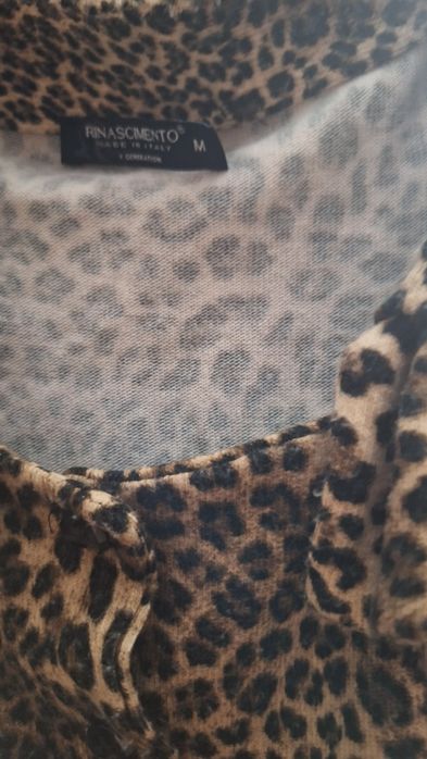 Bluza dama animal-print M