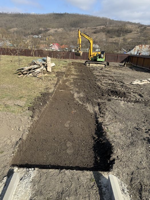 Lucrari cu excavatorul , demolari , sapaturi fose , fundatii , santuri